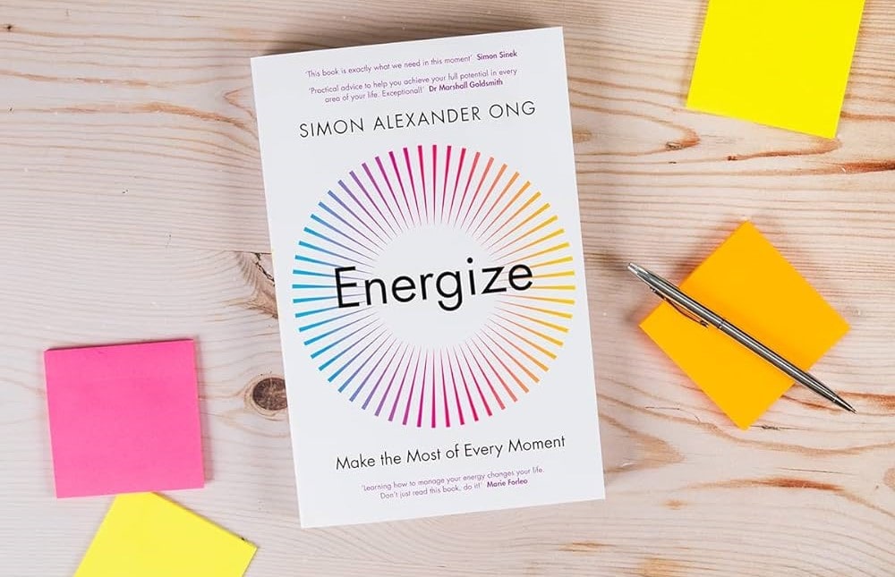 famous energize book by simon ong